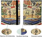 Passport Holder for Women and Men PU Leather Passport Cover for Travel - Image 2