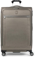 Travelpro Platinum Elite Softside Expandable Checked Luggage, 8 Wheel Spinner by Travelpro