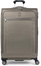Travelpro Platinum Elite Softside Expandable Checked Luggage, 8 Wheel Spinner by Travelpro