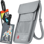 Neck Wallet, Travel Pouch For Passport Holder And Documents, Travel Neck Wallet - Image 6