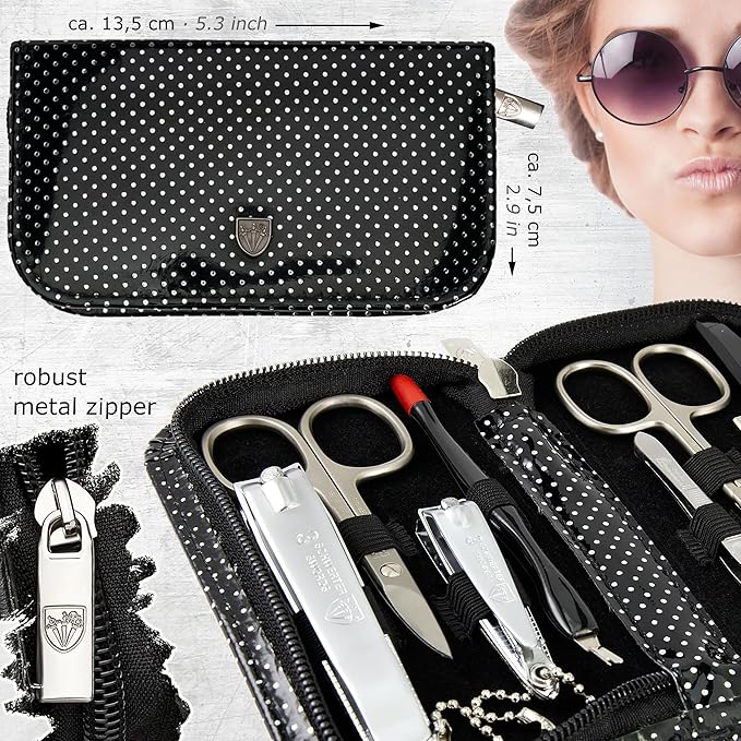 3 Swords Germany – brand quality 8 piece manicure pedicure grooming kit set - Image 5