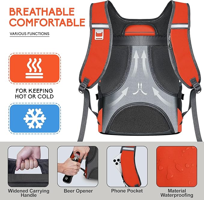 N NEVO RHINO Backpack Coolers Insulated Leak Proof 36/54 Cans, Portable - Image 5