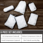 Large Compression Packing Cubes 6 Piece Set - Image 2