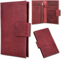 Top Grain Leather Travel Passport Wallet Holder by CataPurusLeatherCrafts