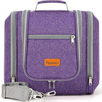 Extra Large Toiletry Bag for Women and Men, 6 Organizer Compartments, Holds by COOSKY