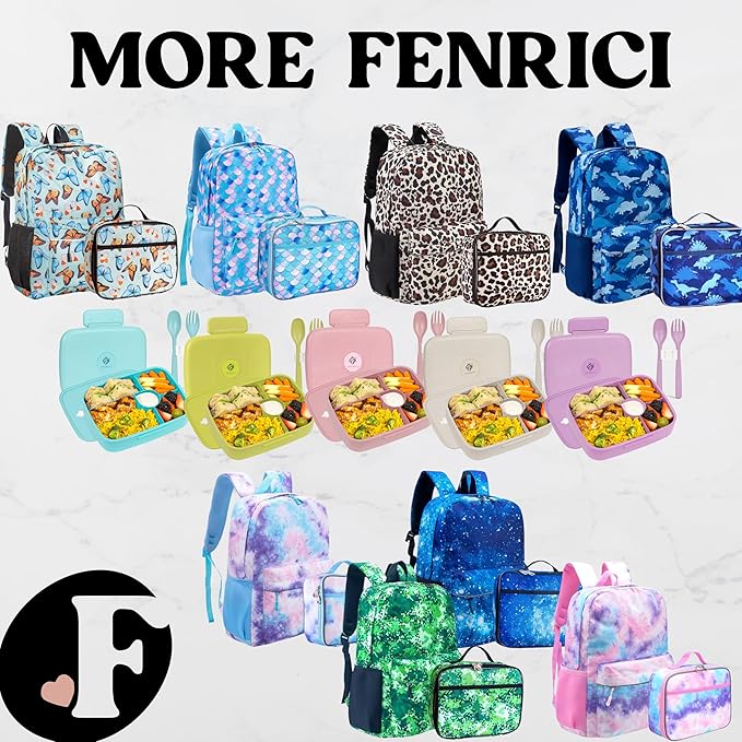 Fenrici Tie Dye Lunch Box for Girls, Insulated Lunch Bag, Soft Sided - Image 7