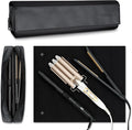 TREND-X Hair Styling Tools Organizer Bag with Heat-Resistant Mat, Flat Iron Travel Case, Travel Bag for Curling Iron, Straightener and Hot Brushes, Storage Case for Hot Hair Tools (Irons Not Included)