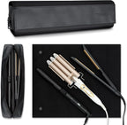TREND-X Hair Styling Tools Organizer Bag with Heat-Resistant Mat, Flat Iron Travel Case, Travel Bag for Curling Iron, Straightener and Hot Brushes, Storage Case for Hot Hair Tools (Irons Not Included)