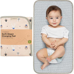 KeaBabies Portable Diaper Changing Pad, Easy Wipe Clean by KeaBabies