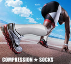 CHARMKING Compression Socks for Women & Men Circulation 15-20 mmHg is Best - Image 3