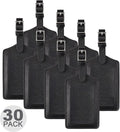 8 Pack Leather Luggage Travel Bag Tags by Travelambo by Travelambo