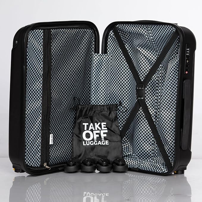 Take OFF Luggage 18 inch Hardshell Carry On Suitcase that Converts into - Image 8