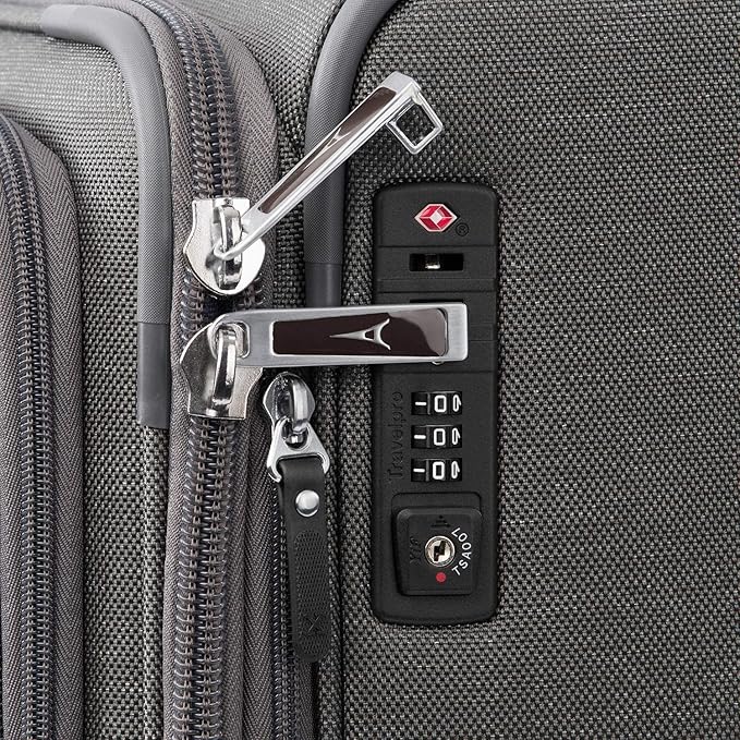 Travelpro Platinum Elite Softside Expandable Luggage, 8 Wheel Spinner Suitcase - Image 7