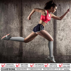CHARMKING Compression Socks for Women & Men Circulation 15-20 mmHg is Best - Image 2