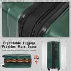 Merax Luggage Set 2 Piece Suitcase Sets - Image 8