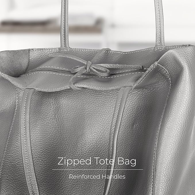 Italian Calf Leather Tote for Women - Image 3