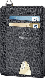 FurArt Slim Minimalist Wallet, Front Pocket Wallets, RFID Blocking, Credit Card by FurArt