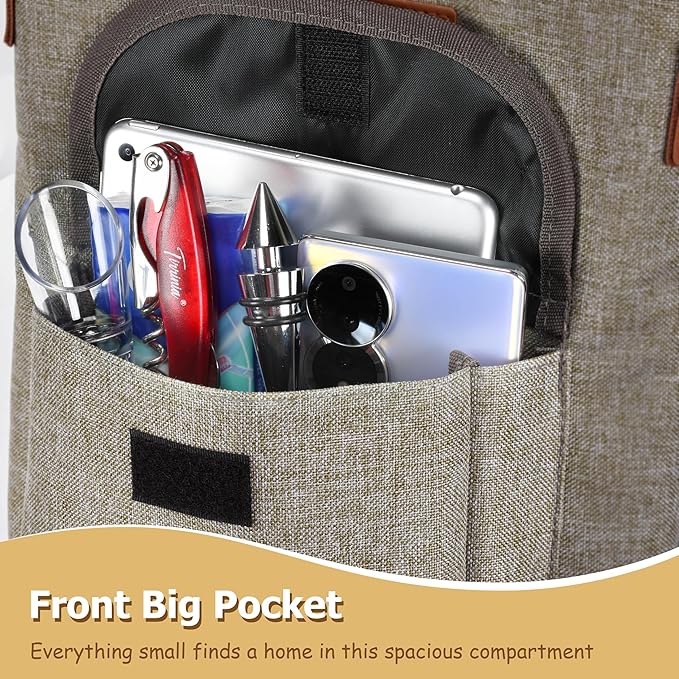 Tirrinia 2 Bottle Wine Gift Tote Carrier - Image 2