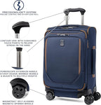 Travelpro Crew Classic Lightweight Softside Expandable Carry on Luggage - Image 4