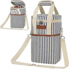 Opux 4 Bottle Insulated Wine Cooler Bag - Image 8
