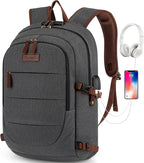 Canvas Laptop Backpack-Anti Theft Bag by Tzowla