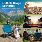 ALPHA CAMP Camping Chair 2 Pack Portable Chair - Image 9