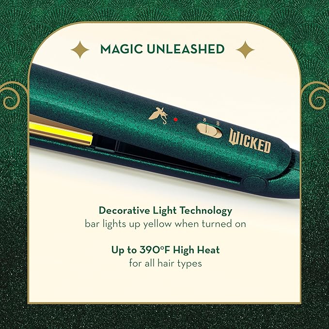 Wicked Elphaba Flat Iron from Conair, 1-inch Hair Straightener