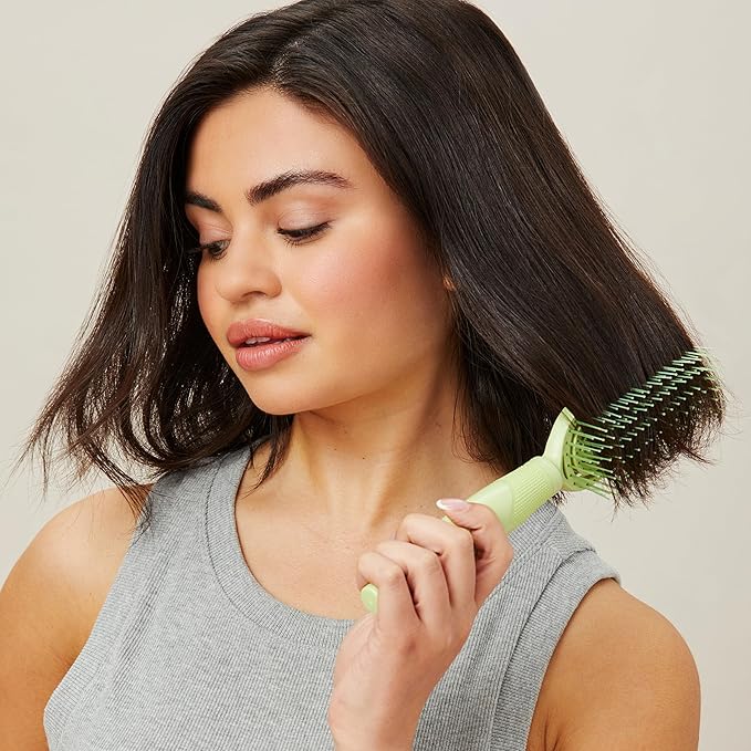 Conair Scalp Care Detangling hairbrush - Curly Hair Brush - Scalp Massager - hairbrushes for women & men - detangler for all lengths - can use wet or dry - Slim