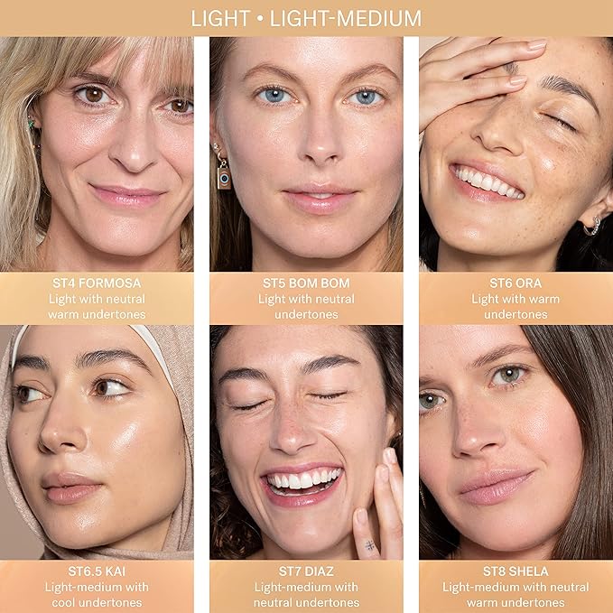 ILIA - Super Serum Skin Tint SPF 40 | Non-Comedogenic, Vegan, Lightweight to Help Against Blue Light, + Pollution while Hydrating, Smoothing, + Refining (Formosa ST4, 1 fl oz | 30 ml)
