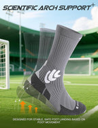 Men's Compression Running Socks: Coolmax Athletic Crew Socks Moisture Wicking - Image 5