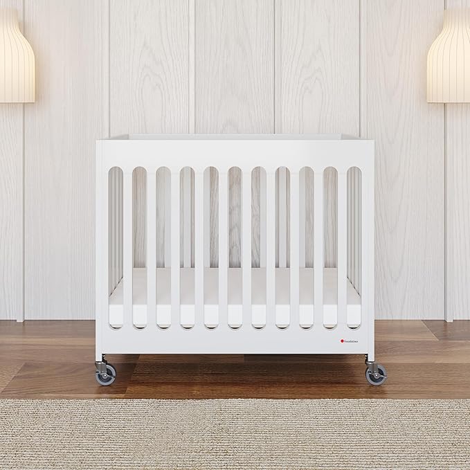 Foundations Boutique Folding Mini Baby Crib - Image 6