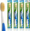 MOUTHWATCHERS Soft Flossing Toothbrushes, Value Pack of 4, Manual Toothbrush by Mouthwatchers