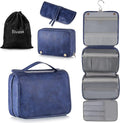 Elviros Hanging Toiletry Bag for Men Travel Essentials 3-in-1 Large Waterproof by Elviros