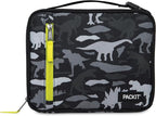 PackIt Freezable Classic Lunch Box, Dino Camo Charcoal, Built by PackIt