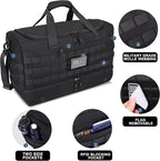 MOZETO Mens Travel Duffel Bag - Image 4