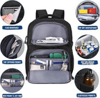 MOZETO Lunch Backpack for Men, Tactical Inspired Double Deck Cooler Backpack - Image 4