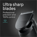 Braun All-in-One Style Kit Series 5 5471, 8-in-1 Trimmer for Men with Beard Trimmer, Body Trimmer for Manscaping, Hair Clippers & More, Ultra-Sharp Blade, 40 Length Settings, Waterproof
