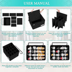 Luvhomee Shoe Storage Organizer, Fits 16 Pairs, Large Shoe Organizer Box - Image 6