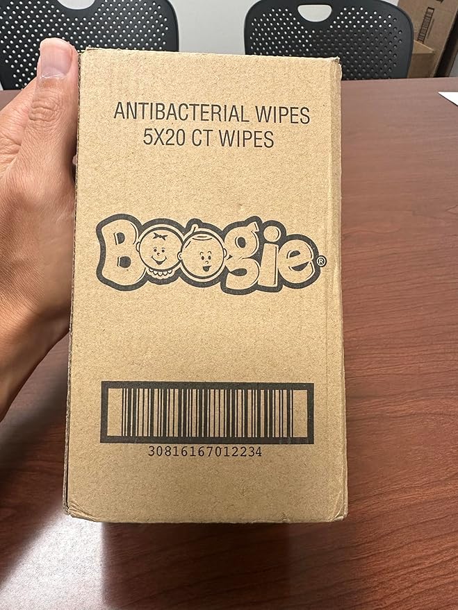 Boogie Antibacterial Hand Wipes by Boogie, Alcohol Free, Hypoallergenic and - Image 8
