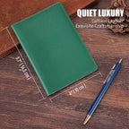 STAR VISTA Albatross Leather Travel Passport Holder, Minimalist Design - Image 2