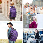 Travel Laptop Backpack, 17.3 Inch Large Capacity College School Bookbags - Image 6