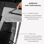 Sherpani Soleil, Anti Theft Convertible Backpack, 3 in 1 Tote Bag, Cross Body - Image 5