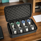 8 slots watch box, hard watch organizer case - Image 6