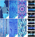 6 Pack Lightweight Thin Beach Towel Oversized 71"x32" Big Extra Large by Gomust