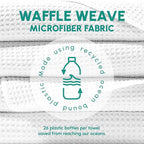 SUN'Y Waffle Microfiber Beach Towel – Sand Free, Quick Dry, Ultra Absorbent - Image 2