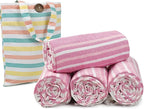 HILLFAIR Cotton Turkish Beach Towels, Quick Dry Lightweight Sand Free Peshtemal by HILLFAIR