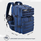 LHI Military Tactical Backpack for Men and Women 45L Army 3 Days Assault Pack - Image 4