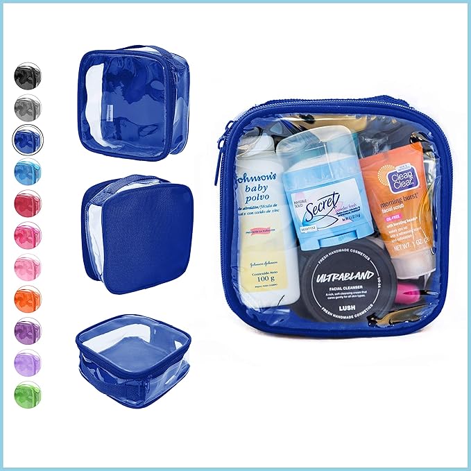 EzPacking Clear TSA Approved 3-1-1 Travel Toiletry Bag - Image 2