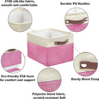 SIMPLE HOUSEWARE Large Fabric Storage Bin, 3 Pack - Image 4
