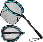 PLUSINNO Floating Fishing Net for Steelhead, Trout Fishing, Rubber Coated by PLUSINNO